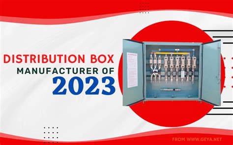 Distribution Box Manufacturer 